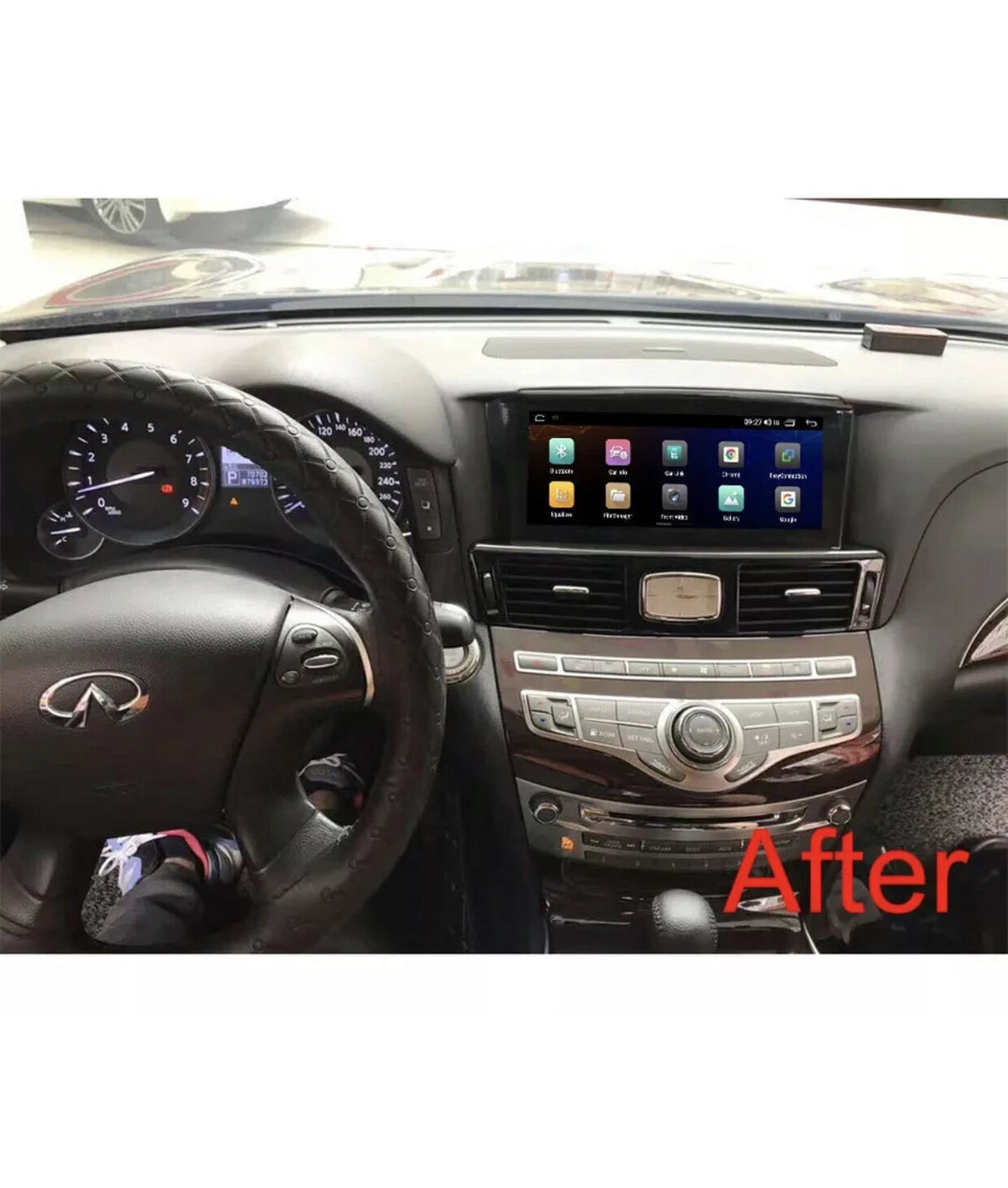 10.25 inch Android 13 car radio player for Infiniti Q70L M25 M35 2013-2017 32GB