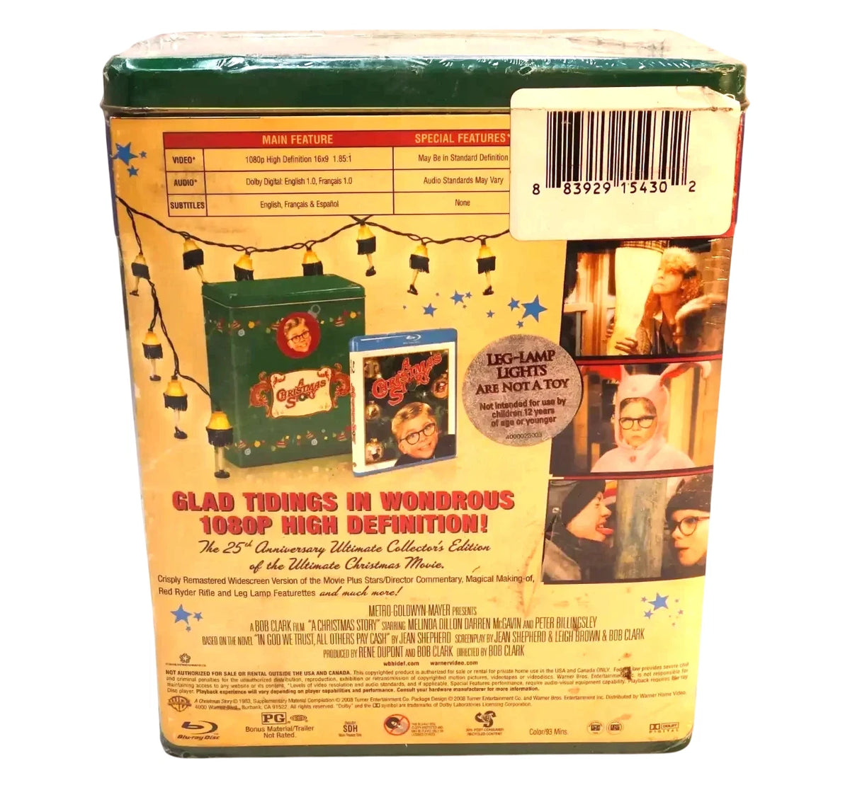 A Christmas Story - Ultimate Collectors Edition (Blu-ray) - New Free shipping