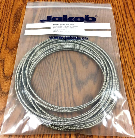 Jakob 20113-0480 Stainless Steel Wire Rope - 4mm Dia x 5795mm L