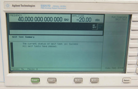 Agilent E8257D PSG 250kHz-40GHz Analog Signal Generator OPT 007 1E1 1EA 540 UNT