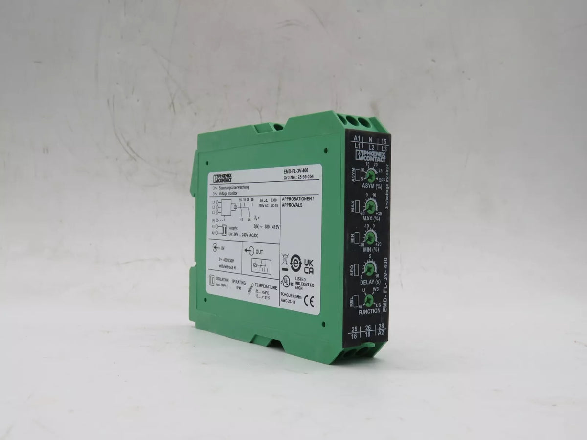 Phoenix Contact EMD-FL-3V-400 Monitoring Relay Voltage Monitor 2866064