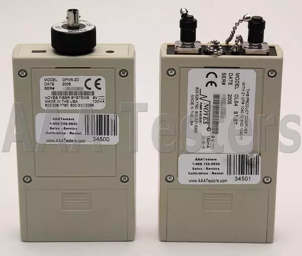 AFL Noyes SMLP5-5 SM MM Fiber Optic Loss Test Set 850/1300/1310/1550 OLS 4 OPM 5 - XG eqpt