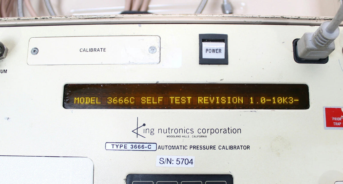 King Nutronics 3666 Automatic Pressure Calibration System with Accessory Kit