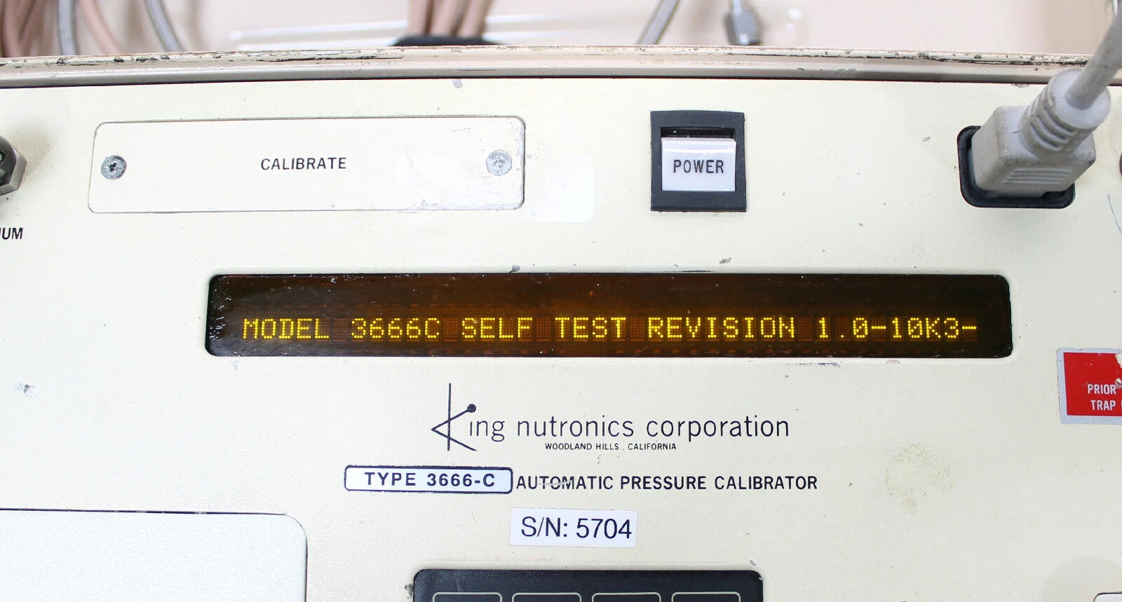 King Nutronics 3666 Automatic Pressure Calibration System with Accessory Kit