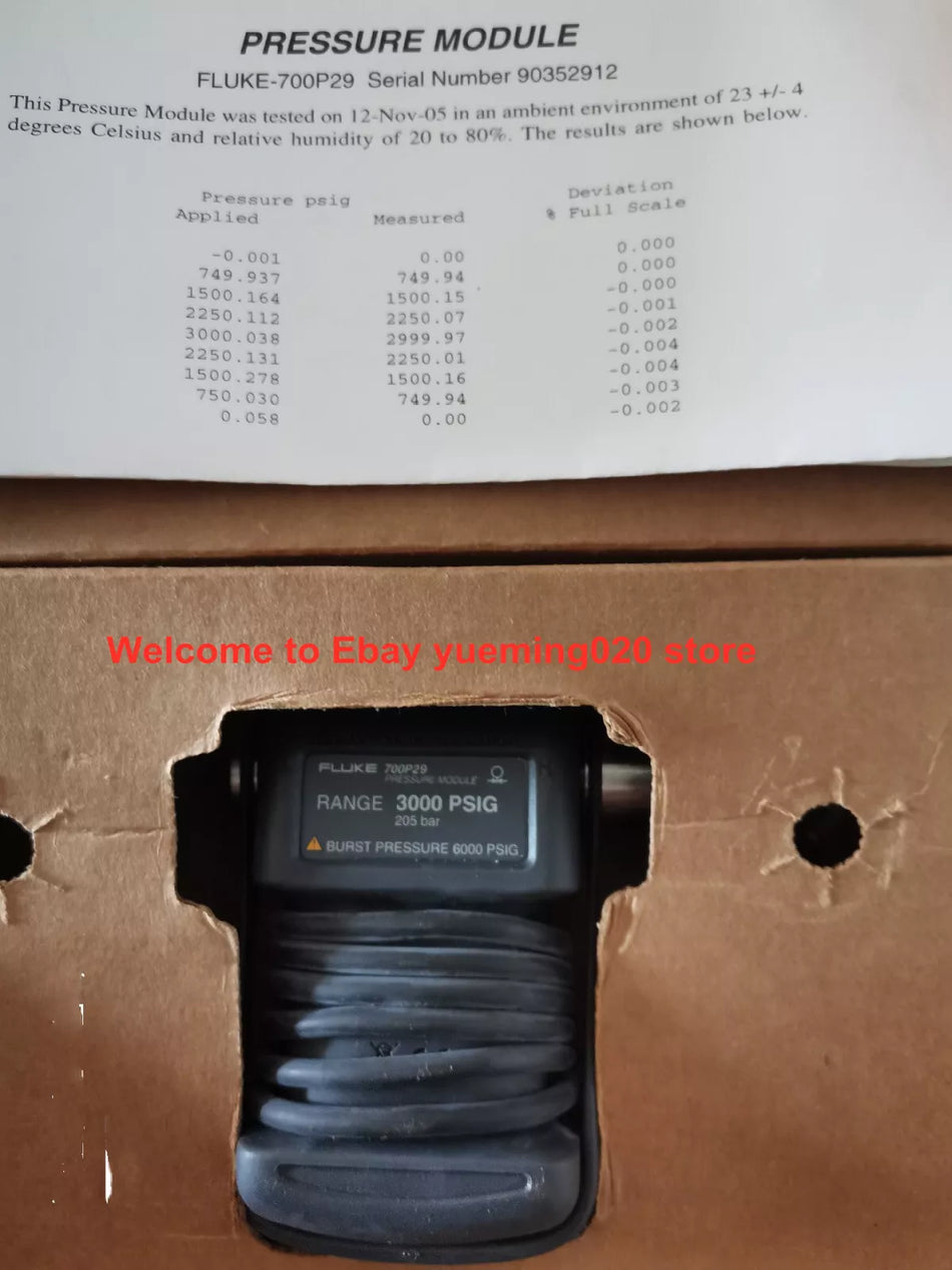 ship / Fluke 700P29 pressure module fast delivery