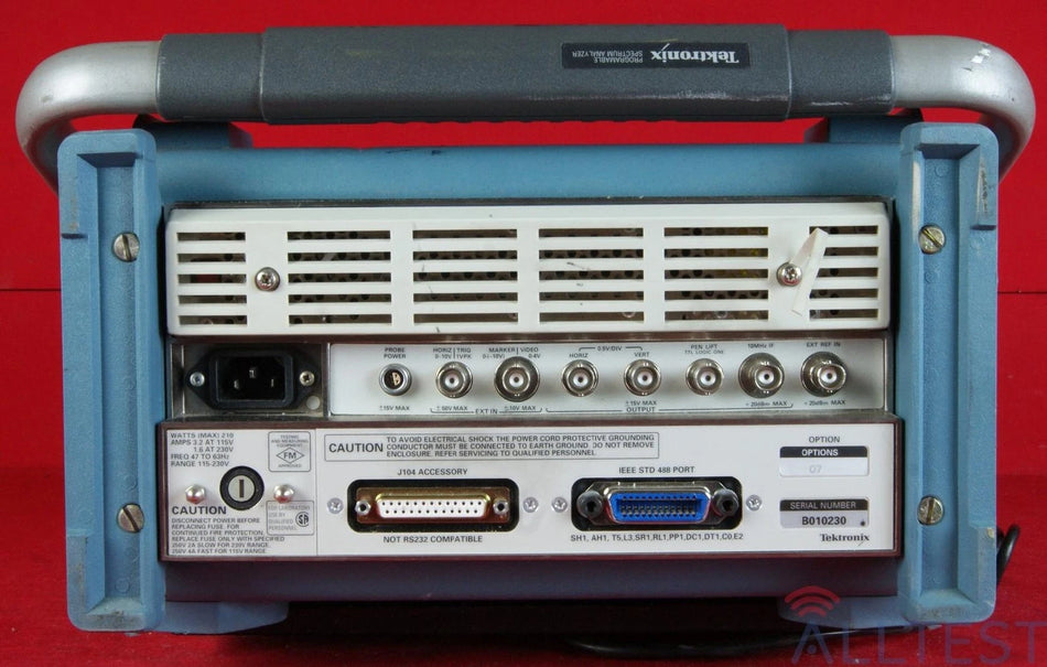 Tektronix 2794 Opt 07 Spectrum Analyzer 10 kHz to 21 GHz, B010230