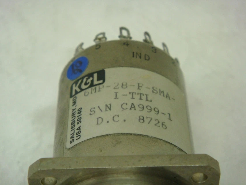K&L 6MP-28-F-SMA-I 6 Coaxial Switch DC-18GHz