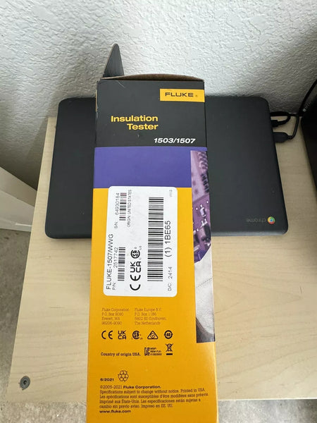 FLUKE 1507 Digital Insulation Resistance Tester (MFG-2024)