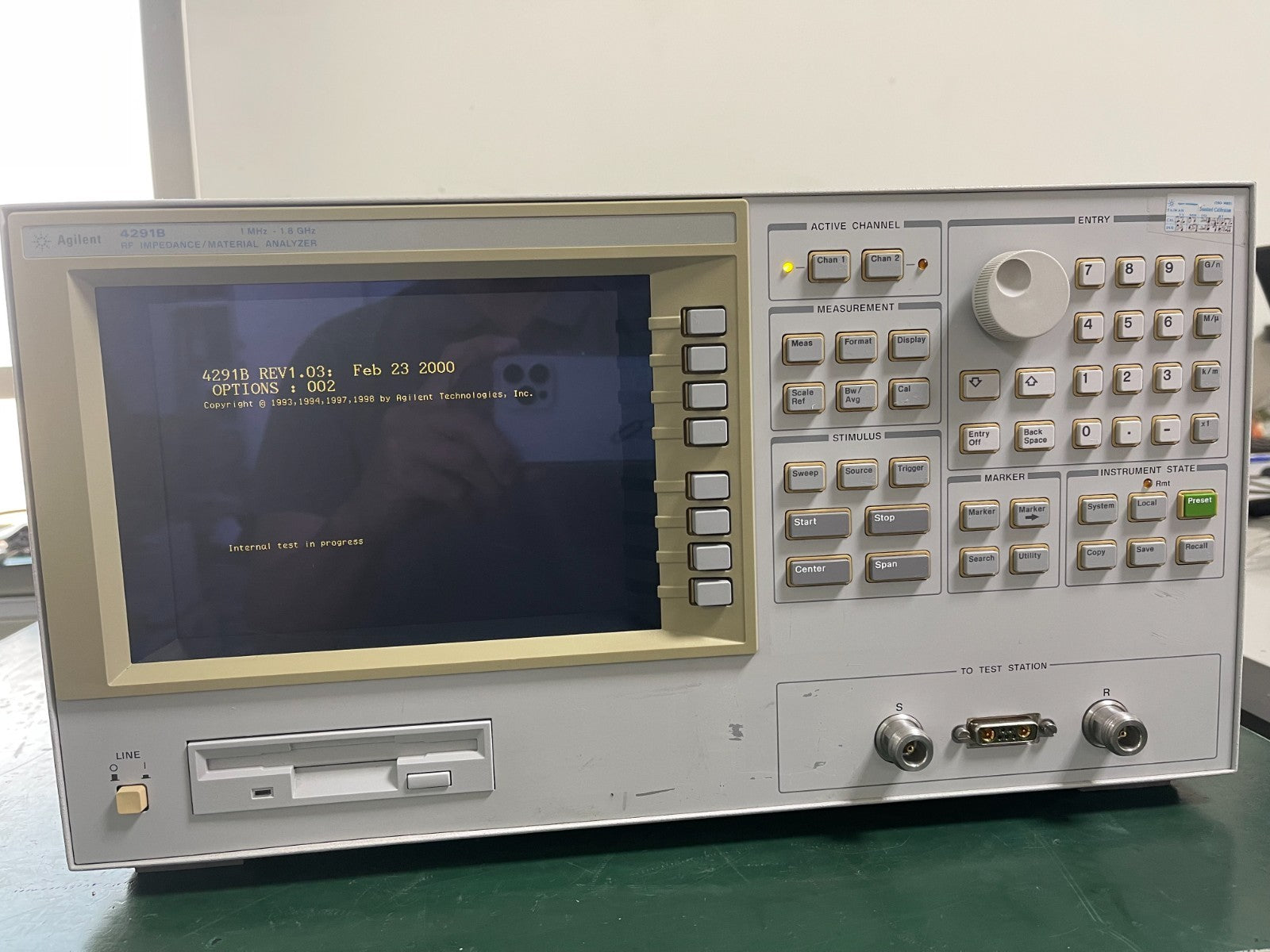 Agilent 4291B RF Impedance / Material Analyzer 1MHz - 1.8GHz , Opt. 002 _0601