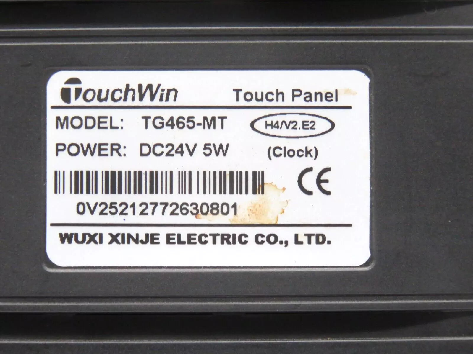 TouchWin TG465-MT 15.6 Touch Panel DC24V 5W Industrial HMI Display Screen