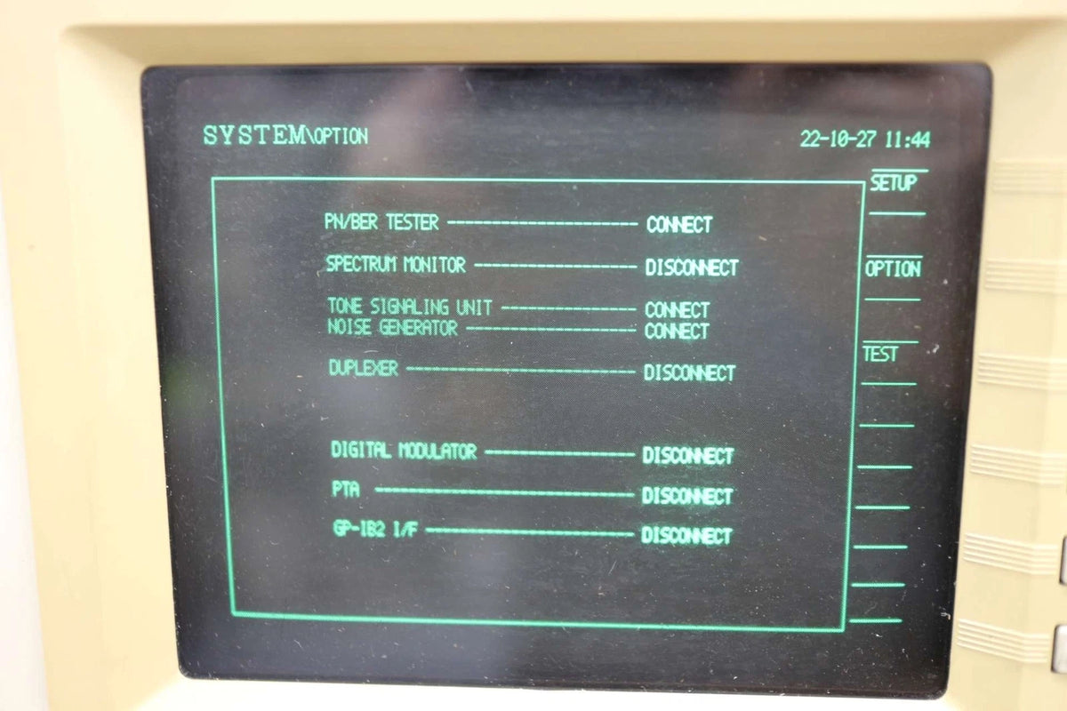 ANRITSU MT2605B1 02/03/04 100KHz-2GHz Radio Communication Tester