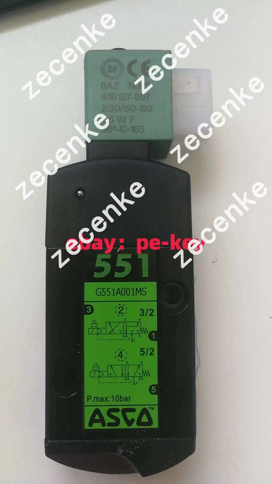 ASCO G551A001MS SCG551A001MS.24/DC Solenoid Valve 2.5W for 1 PC