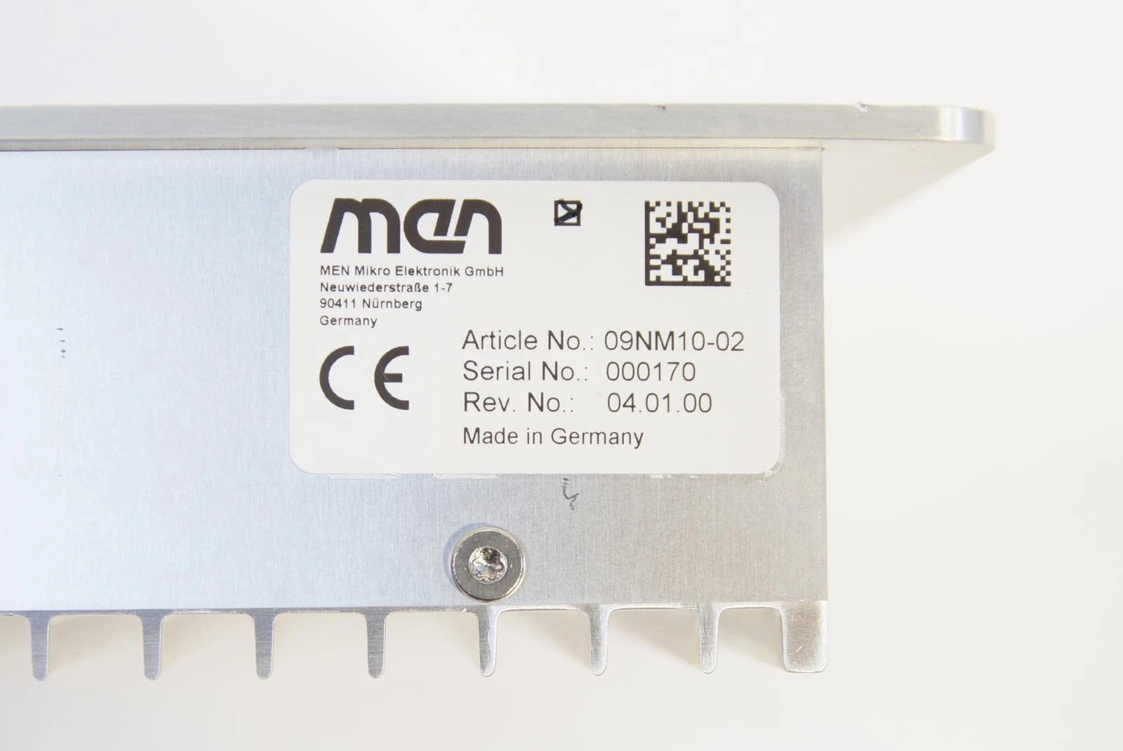 Mikro Elektronik MEN NM10 Smart Managed 8-Port Railway Ethernet Switch 09NM10-02