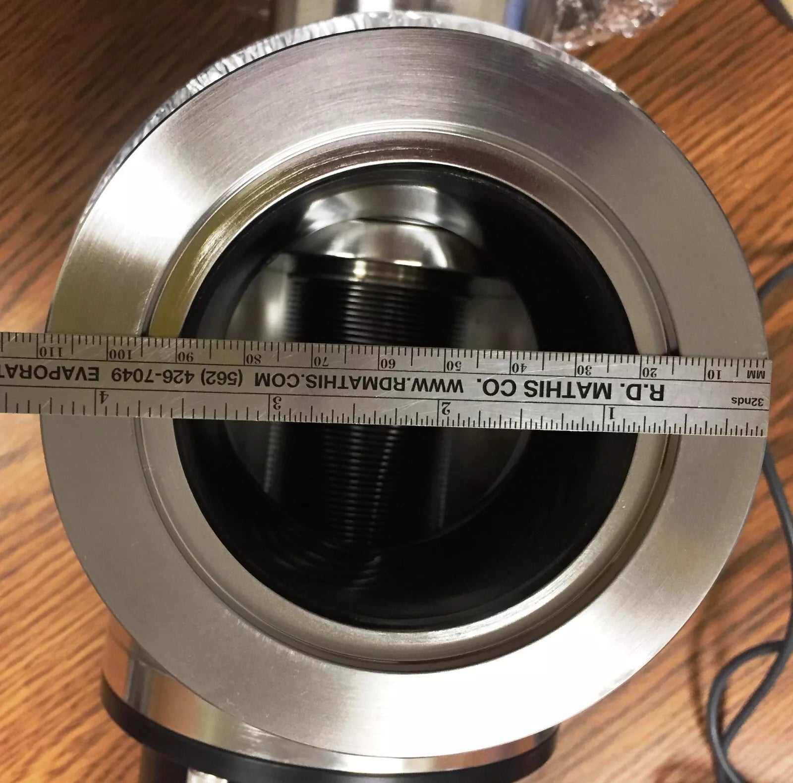 Pneumatic High Vacuum Gate 6" Valve Model 14210-0303R