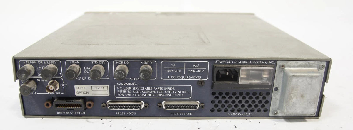 Stanford Research SR620 1.3GHz Universal Time Interval Frequency Counter AS-IS