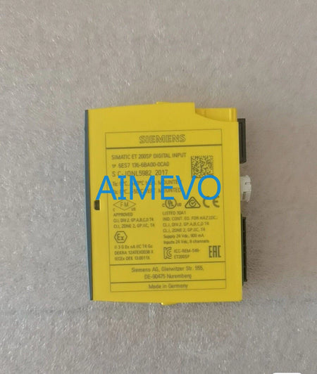 Siemens Simatic ET200SP F-DI 8x24VDC Input Module 6ES7 136-6BA00-0CA0