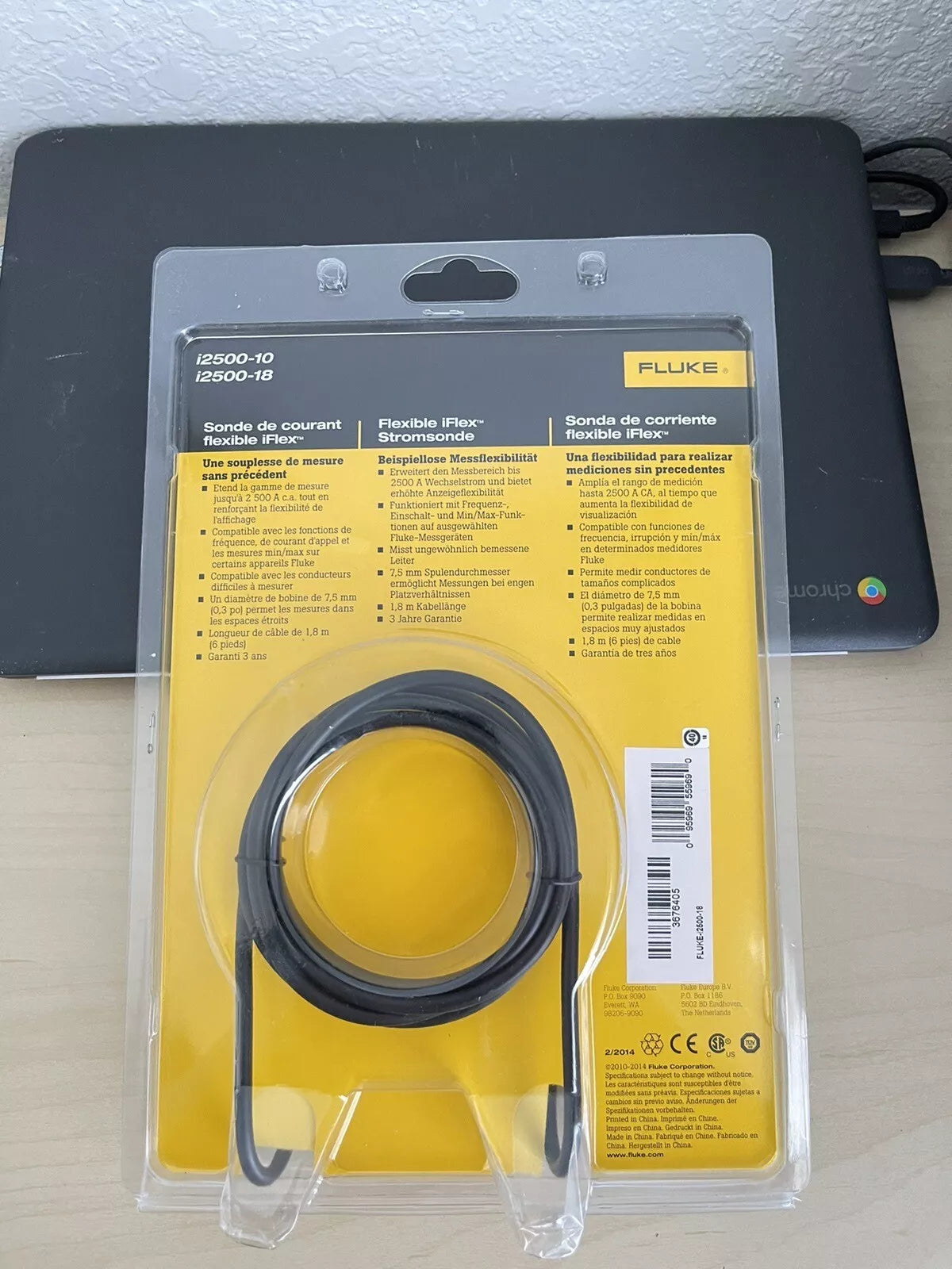 Fluke i2500-18 iFlex Flexible 18 Current Probe