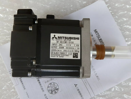 One New MITSUBUSHI HF-KE23W1-S100 AC Servo Motor