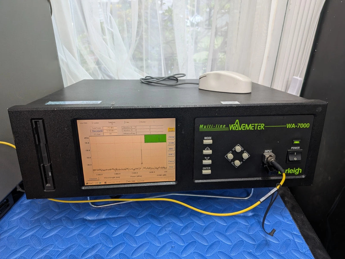 🔥Burleigh WA-7000 Wavemeter Multiline Wavelength  Meter Spec An PWR Meter Cal'd