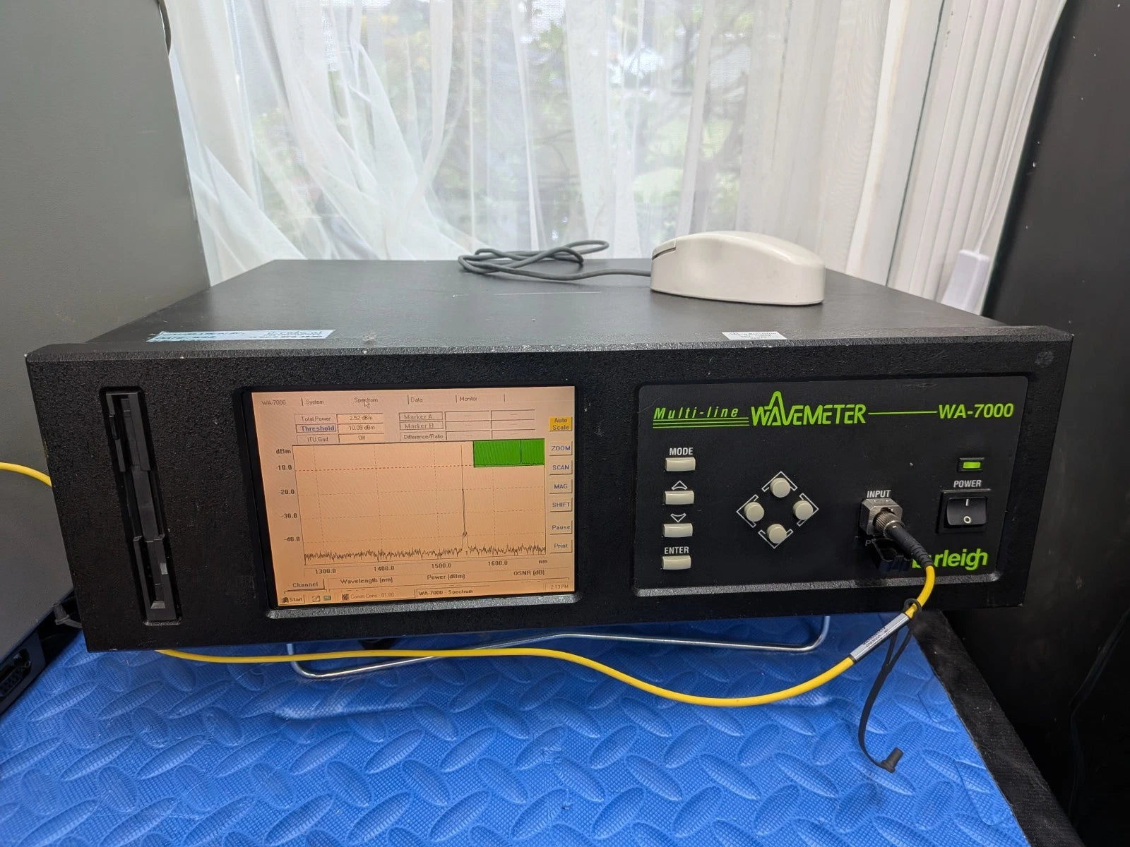 🔥Burleigh WA-7000 Wavemeter Multiline Wavelength  Meter Spec An PWR Meter Cal'd