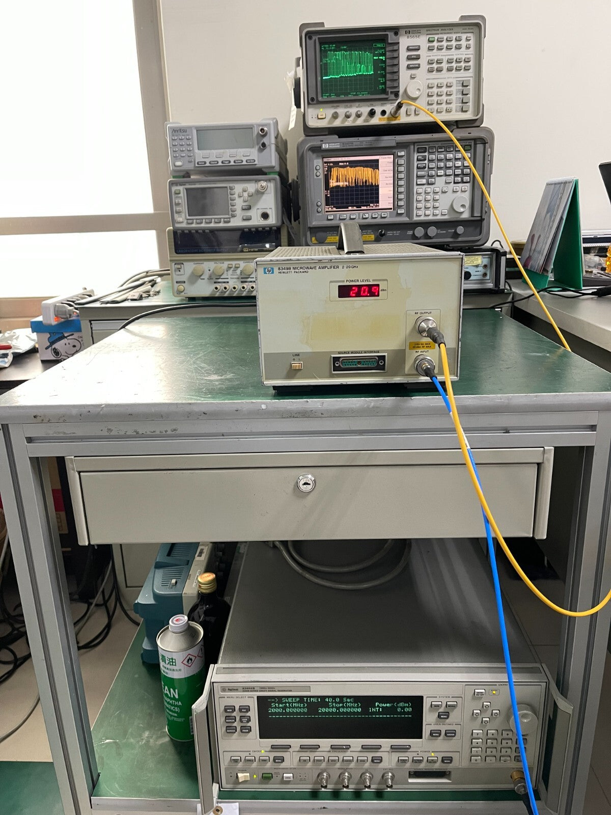HP Agilent 8349B 2GHz - 20GHz Microwave Amplifier _ 00499 - XG eqpt