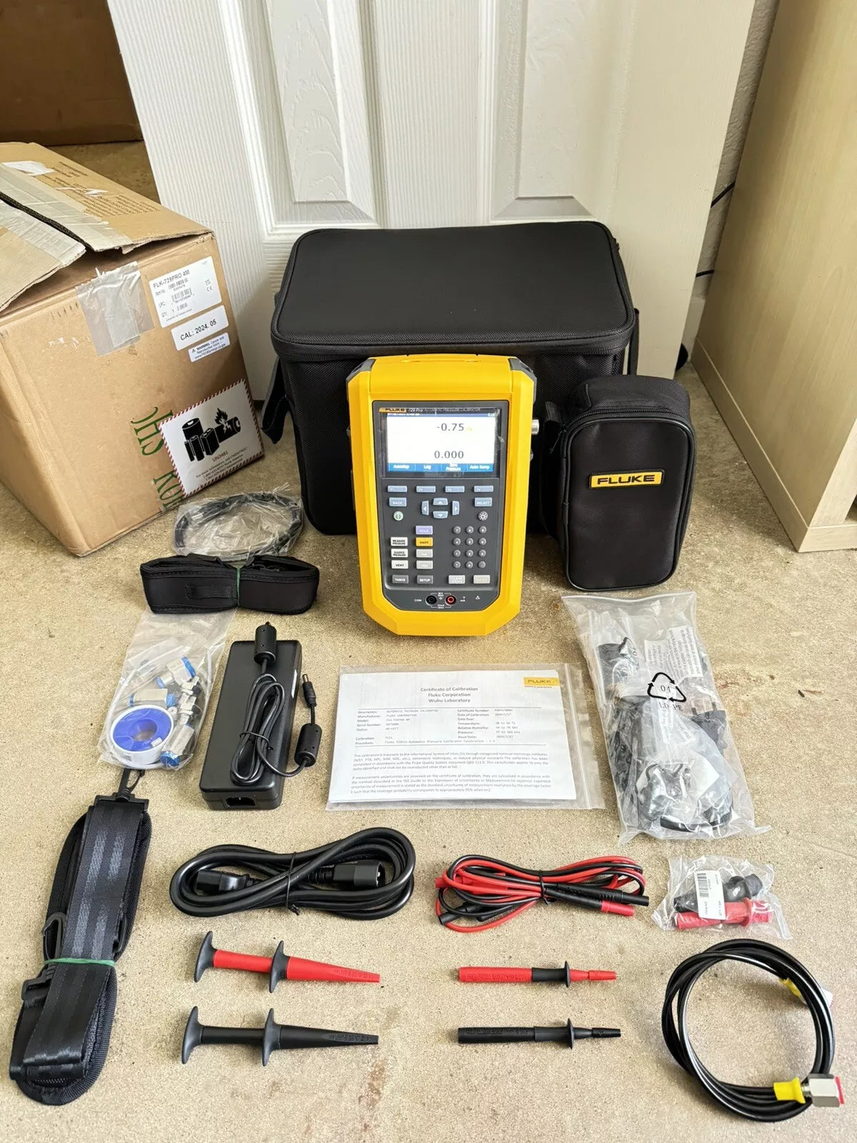 Fluke 729PRO 4M Automatic Pressure Calibrator MFG-2024/Calibrated2024-New Sealed