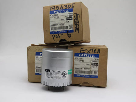 Set of 3 Patlite LU7-02SU Signal Tower Base Module Direct Mount 24V DC