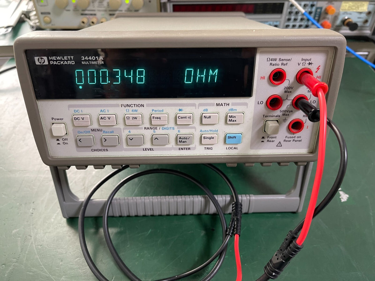 HP Agilent 34401A 6 1/2 Digit Multimeter _7539 - XG eqpt