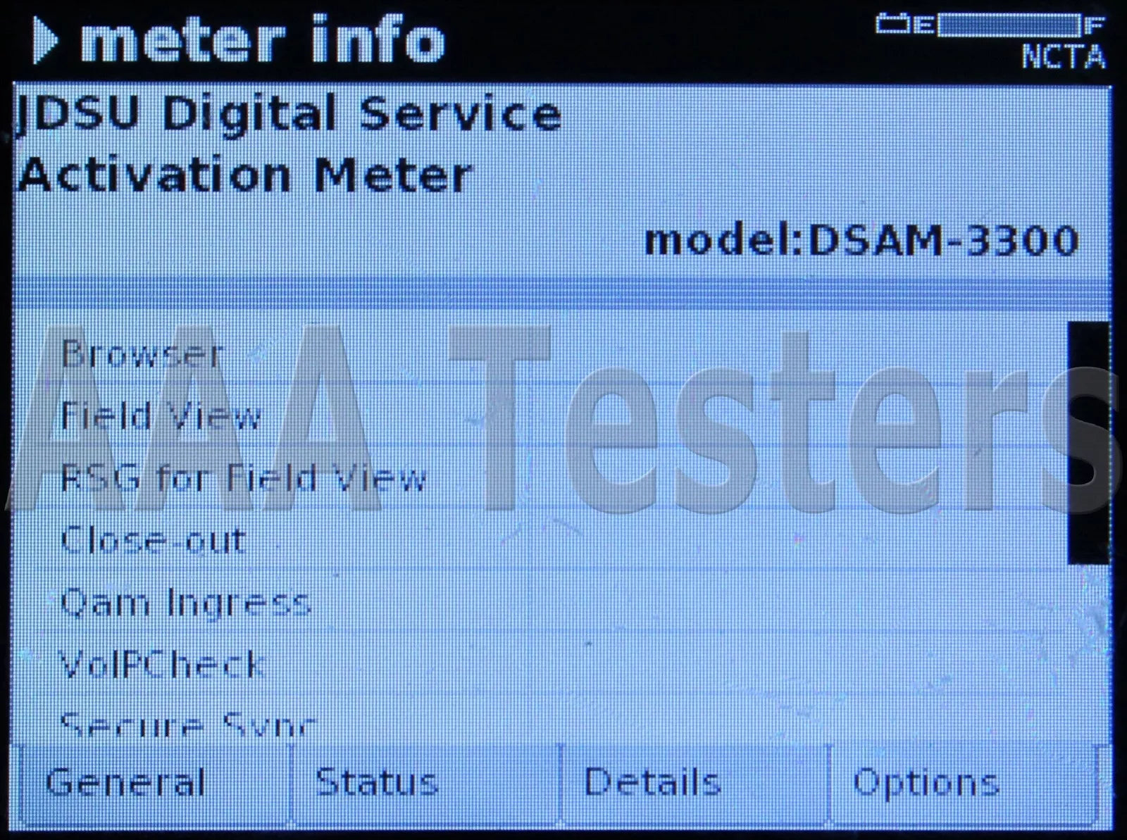 JDSU Viavi DSAM-3300 xt DOCSIS 3.0 CATV Meter 6MHz DSAM3300 Home Certification - XG eqpt