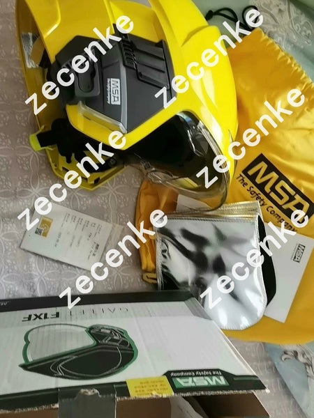 MSA Gallet F1XF Yellow Helmet Size Large for Firefighters Brand New Box