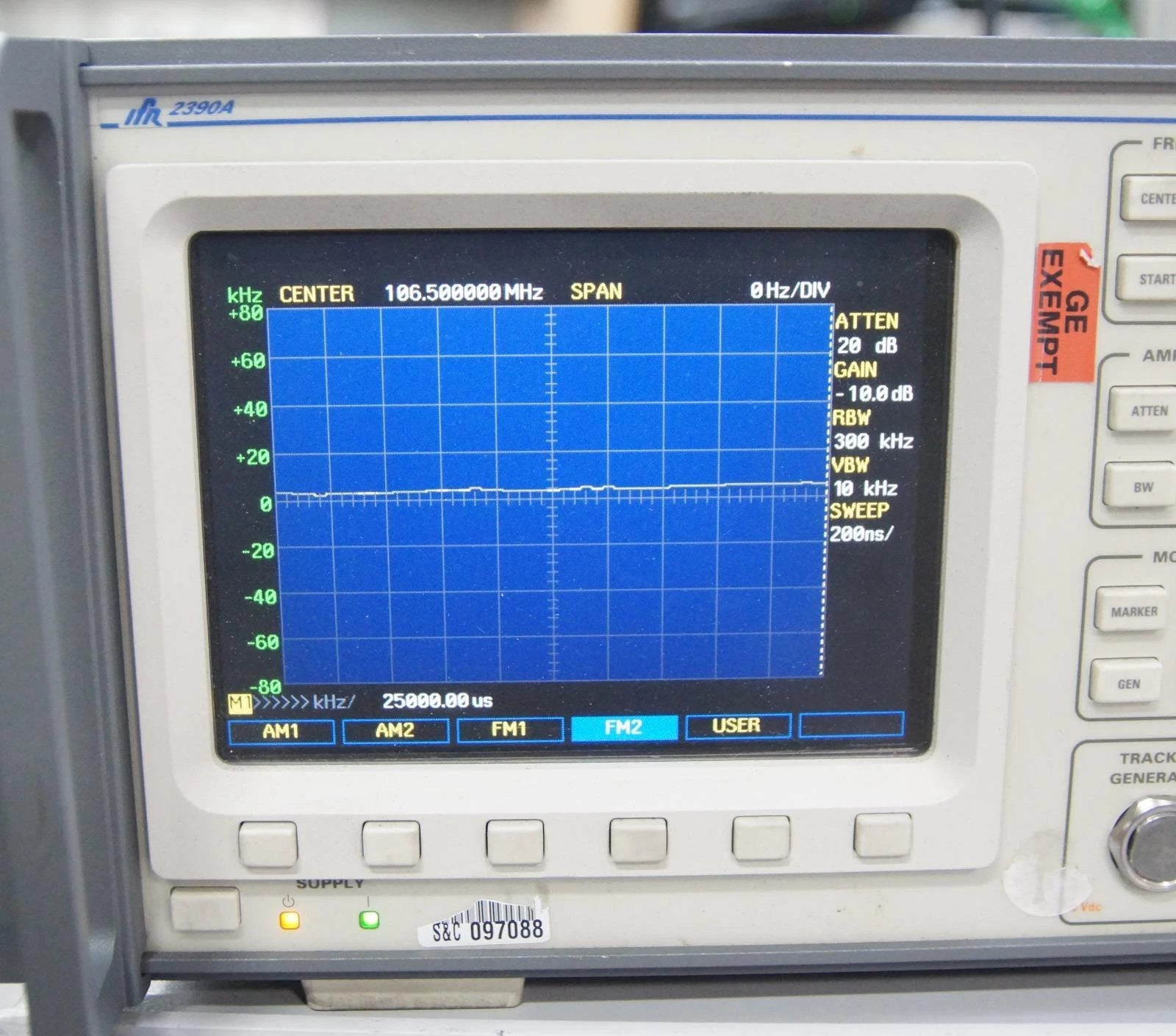 IFR / Aeroflex 2390A 9 kHz - 22 GHz Spectrum Analyzer