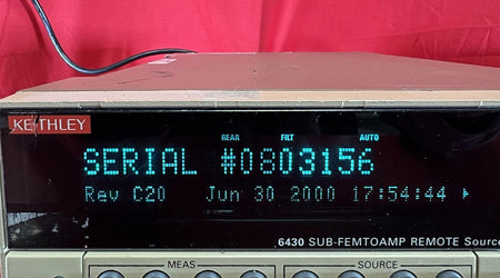 Keithley 6430 Sub-Femtoamp Remote SourceMeter, SN 0803156