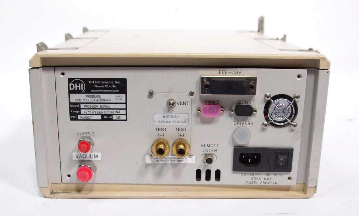 Fluke / DHI PPC3 Automated Pressure Controller / Calibrator