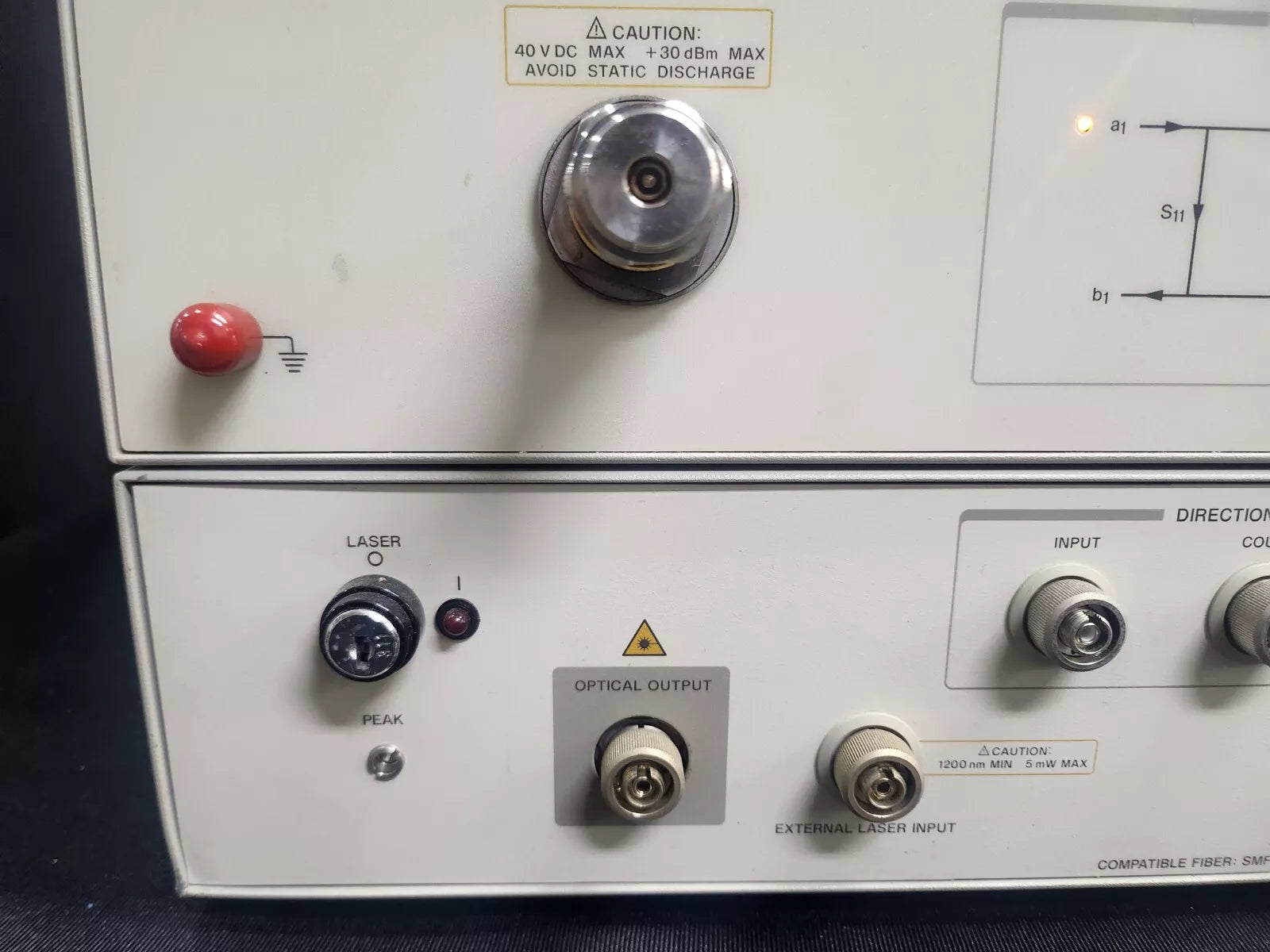HP/Agilent 8703A 1550nm 130 MHz-20GHz Lightwave Analyzer (0354)