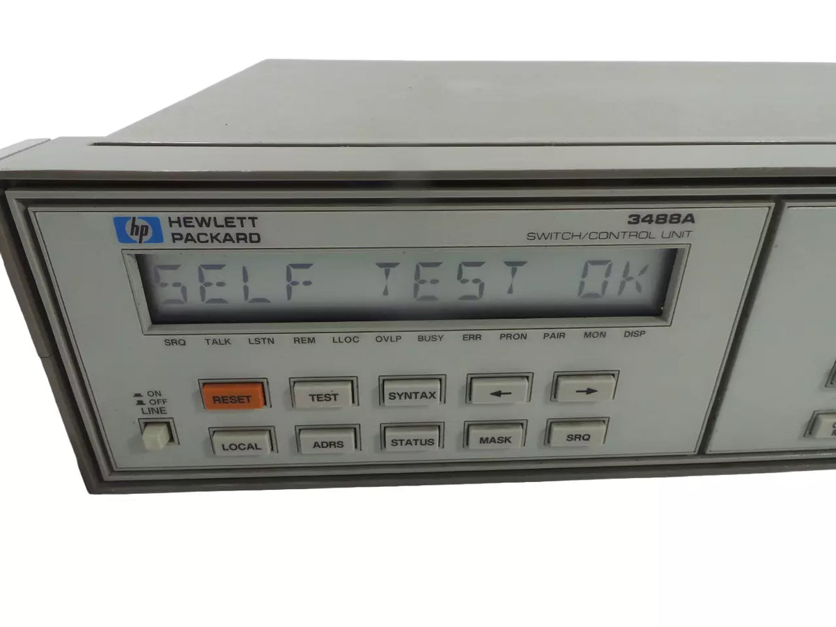 HP 3488A Switch/Control Unit with 2x 44470A Modules