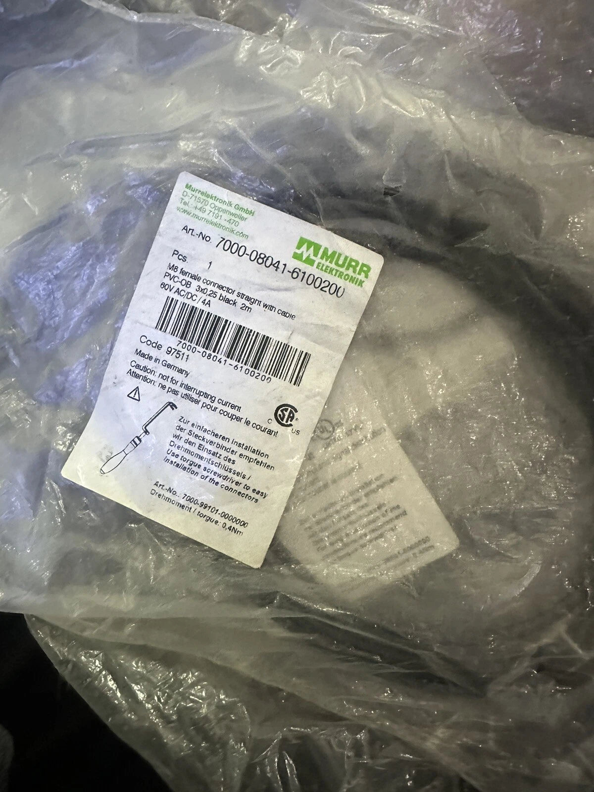 Murr Elektronik 7000-08041-6100200 Power Supply Adapter