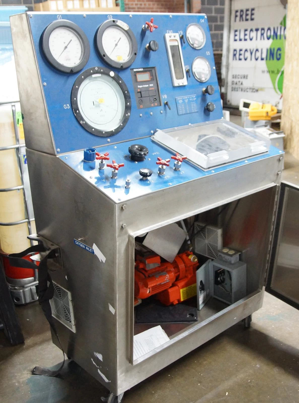 Para-Flite Oxcon / Phaos Aircraft Oxygen Overhaul And Calibration Console 607000