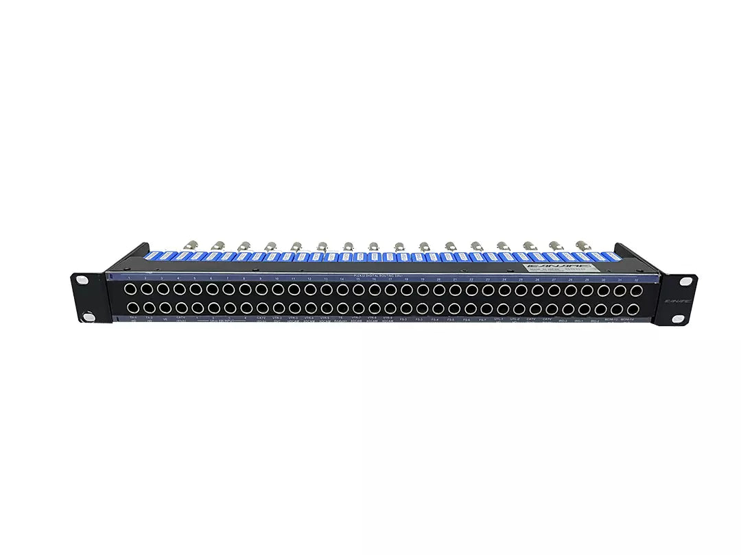 Canare 32MD-ST Mid-size HD-SDI Patchbay 3G HD With MDVJ-STW Modules