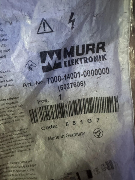MURR 7000-14001-0000000 /5027606 Product for Industrial Use