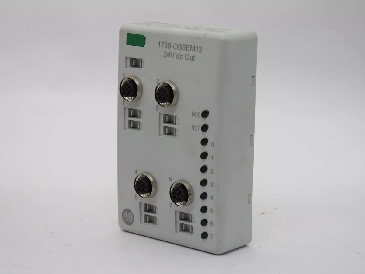 Allen Bradley 1738-0B8EM12 Digital Output Module ArmorPoint I/O 3 Amp 24V DC 2W