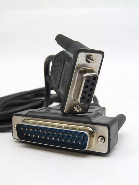6ft Adapter Cable 25 Pin Male to 9 Pin Female RS232 Connector DB25 to DB9