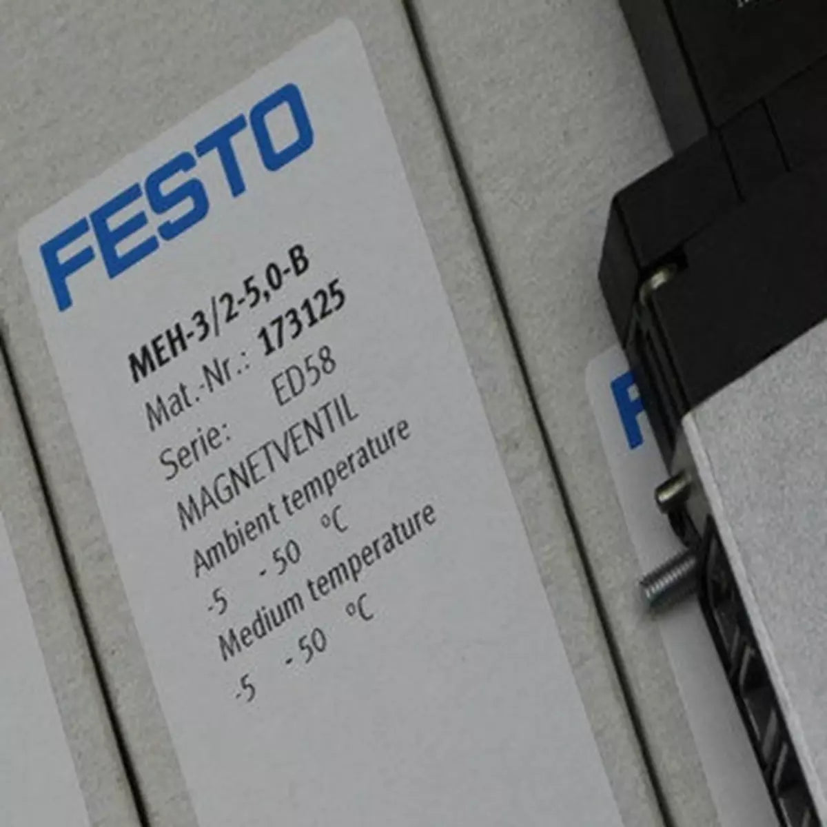 Festo MEH-3/2-5,0-B 173125 Solenoid Valve