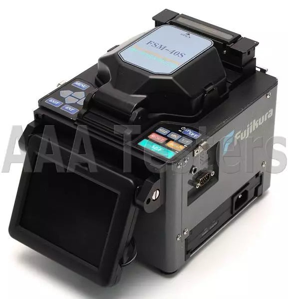 Fujikura FSM-40S SM MM Fiber Core Alignment Fusion Splicer FSM40S A w/ Cleaver - XG eqpt