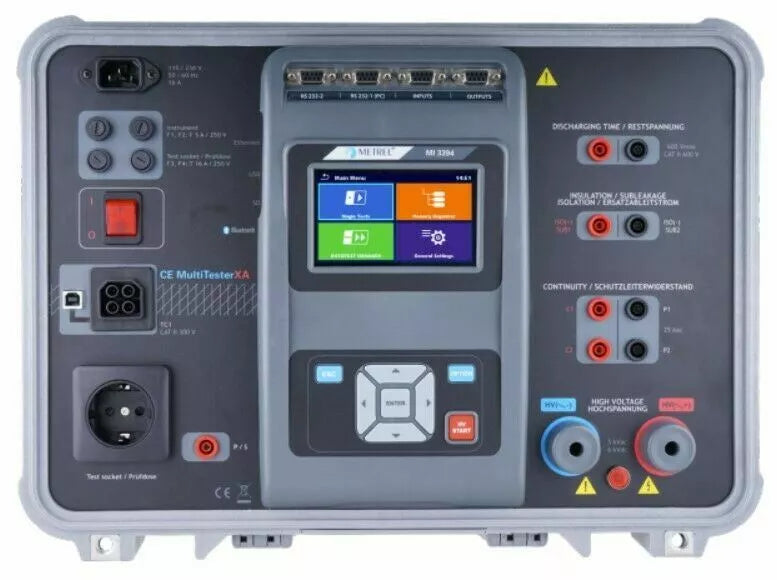 Metrel MI 3394 CE MultiTesterXA HiPot Ground Insulation Resistance Test LB Set