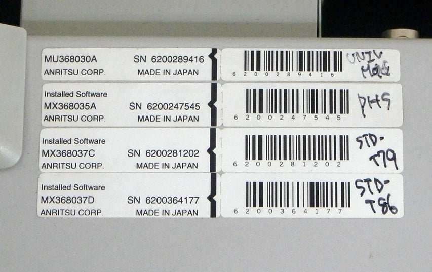 ANRITSU MG3681 250KHz-3GHz Digital Signal Generator
