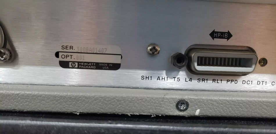 HP - Agilent - Keysight 3585B Spectrum Analyzer, 20Hz to 40MHz 3008A01407