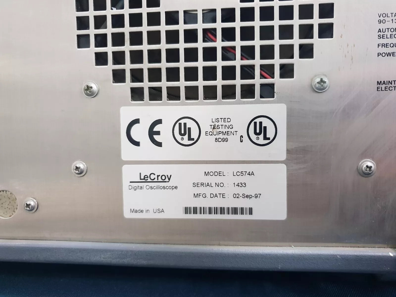 LeCroy LC574A QUAD 1GHz Oscilloscope