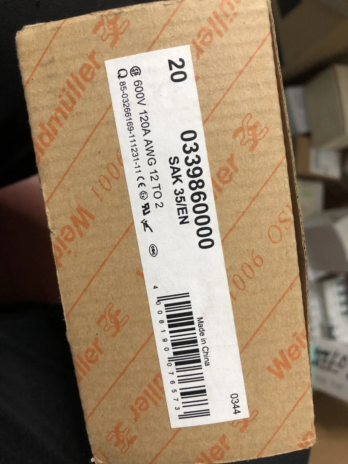 Pack of 20pcs SAK35/EN-0339860000 Terminals Connectors