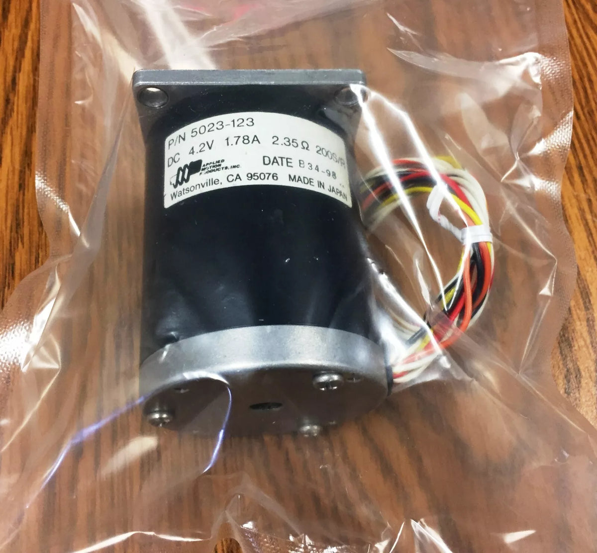 Applied Motion 5023-123 Stepper Motor DC 4.2V 1.78A 2.35Ω 200 S/R