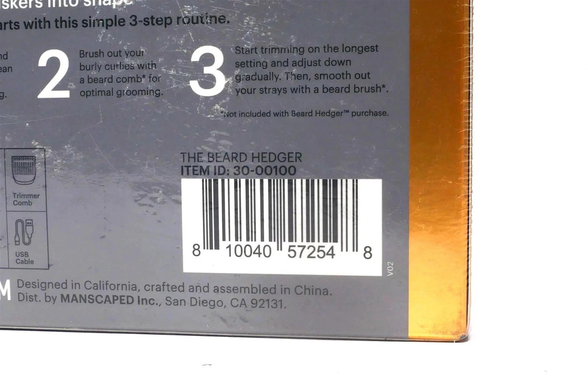 MANSCAPED THE BEARD HEDGER Electric Beard Trimmer - Free Shipping